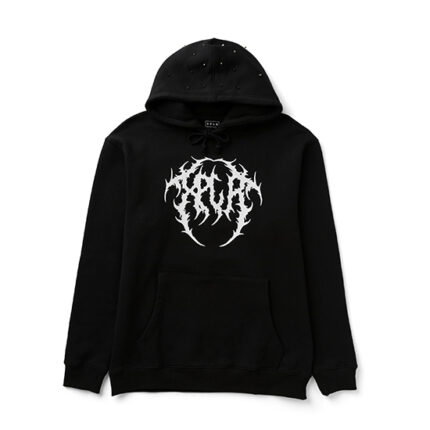 Spiked Black Hoodie