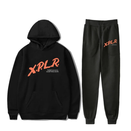 XPLR Sam and Colby Black Tracksuit